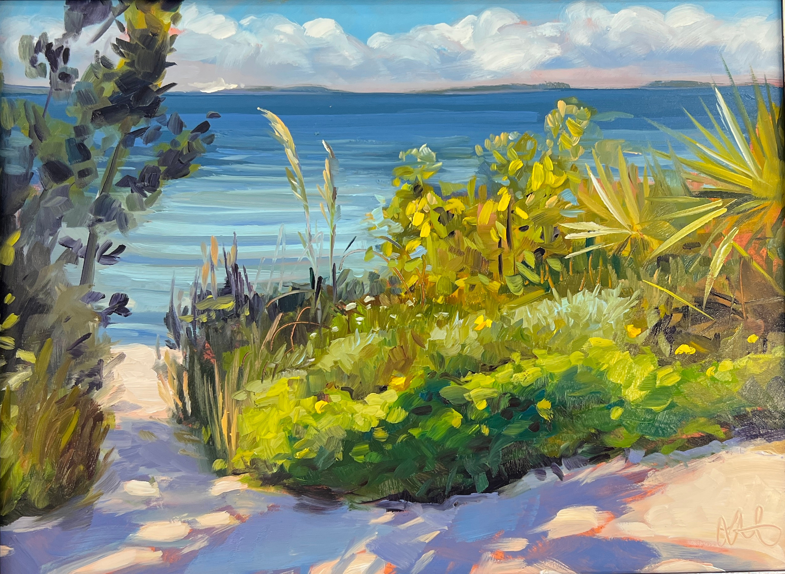 Ocean Breeze Club, 2023
9 x 12 in. Oil on Panel
Painted En Plein Air at Greenberg Park
Ocean Reef Club - Key Largo, FL